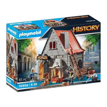 PLAYMOBIL History 70956, mittelalterliche Schmiede - Mr.bricksANDmore