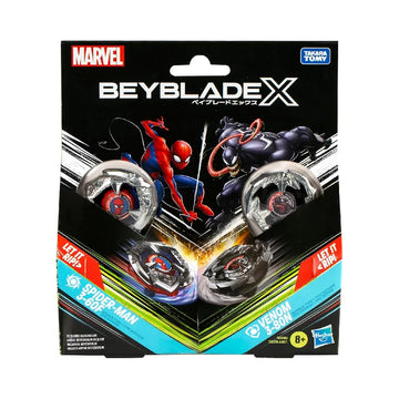 Hasbro Beyblade X Marvel Collab Spider-Man 3-60F vs. Venom 3-80N Multipack - Mr.bricksANDmore