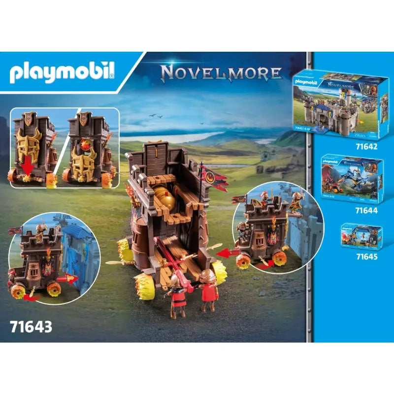 Playmobil Novelmore 71643 Angriffswagen mit Feuerkanone