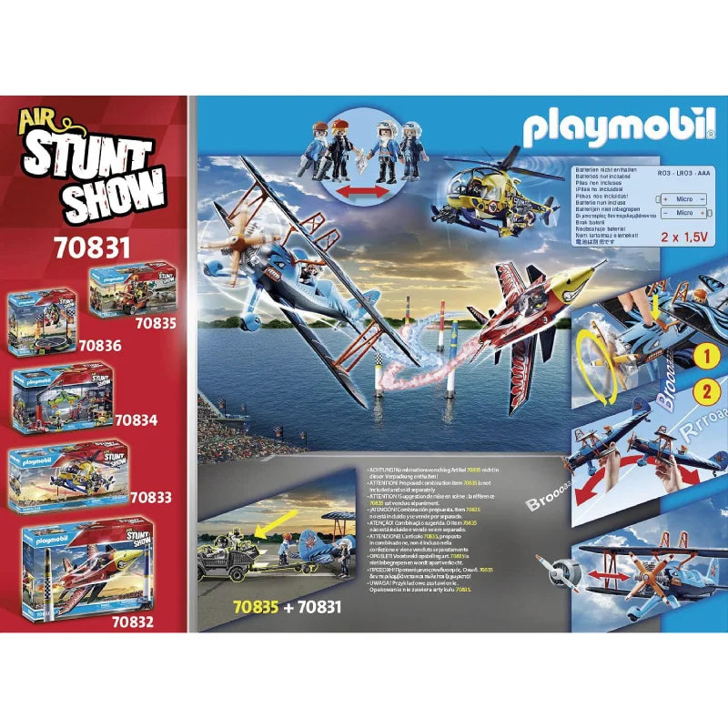 Playmobil Air Stuntshow 70831 Doppeldecker Phönix - Mr.bricksANDmore