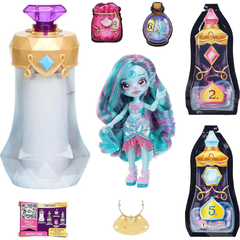 Magic Mixies Pixlings Puppe Marena (Aqua) 14872 - Mr.bricksANDmore