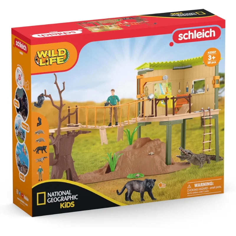 Schleich - Wild Life 42507 Abenteuerstation (NatGeo)