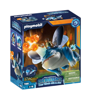 Playmobil 71082 Dragons: The Nine Realms - Plowhorn & D'Angelo - Mr.bricksANDmore