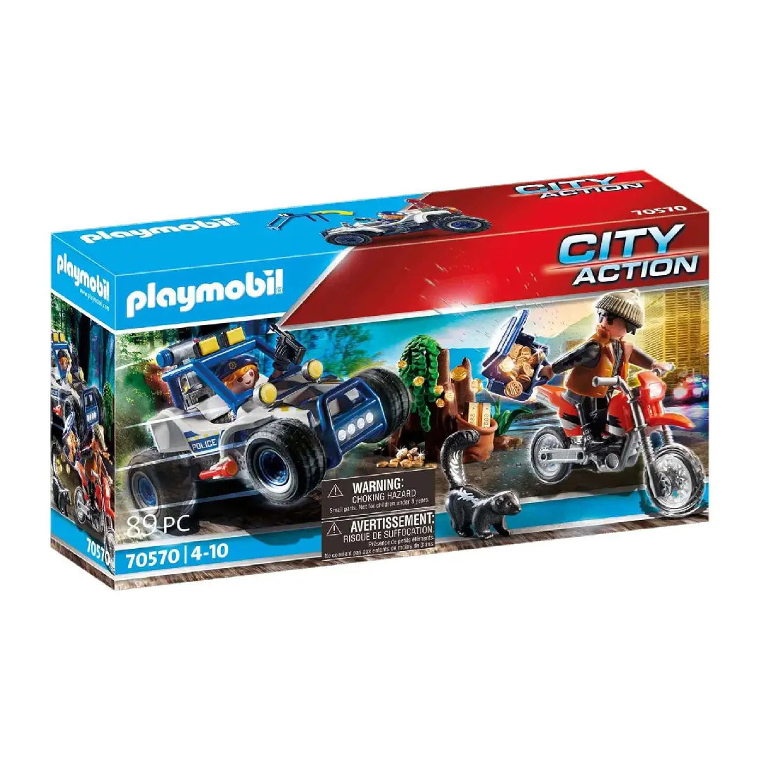 Playmobil City Action 70570 Polizei-Geländewagen: Verfolgung des Schatzräubers - Mr.bricksANDmore