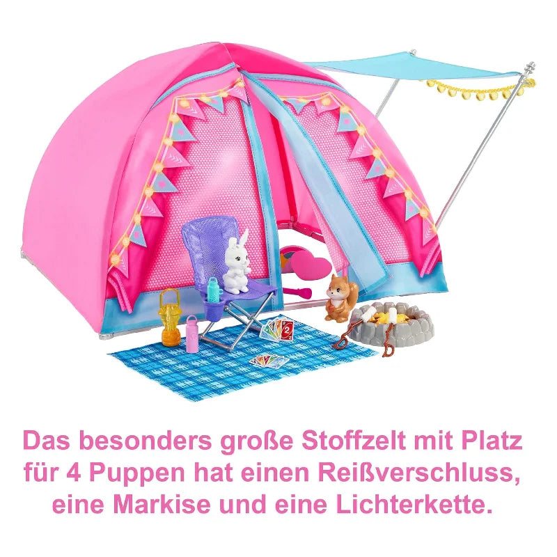 Barbie Camping Zelt Spielset HGC18