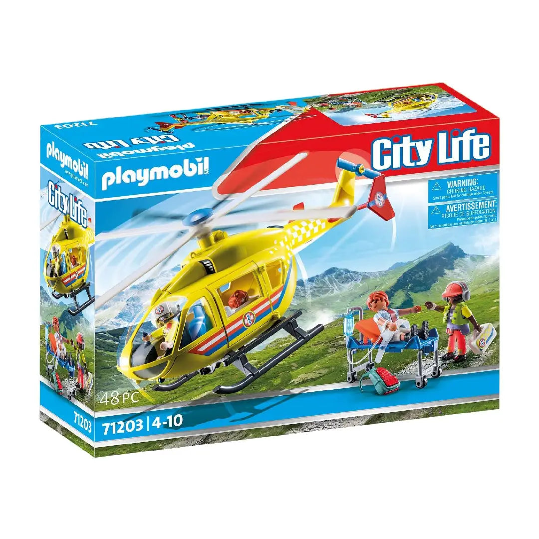 PLAYMOBIL City Life 71203 Rettungshelikopter - Mr.bricksANDmore