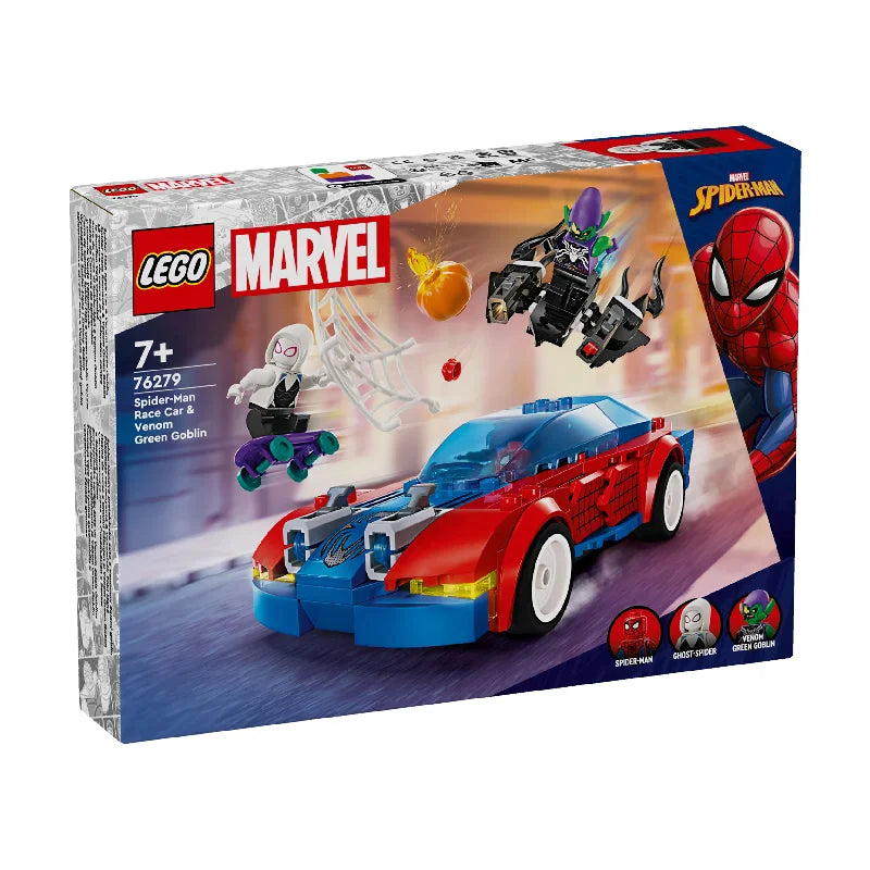 LEGO® Super Heroes 76279 Spider-Mans Rennauto & Venom Green Goblin - Mr.bricksANDmore