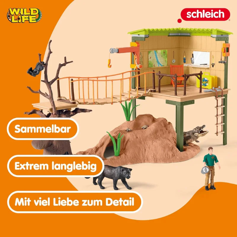 Schleich - Wild Life 42507 Abenteuerstation (NatGeo)