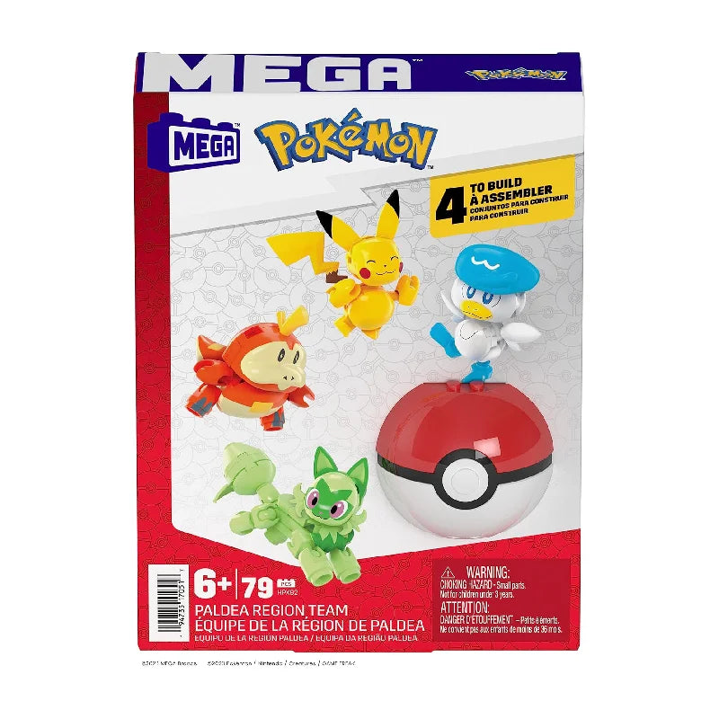 MEGA Construx HPX92 - Pokémon Paldea-Region - Pikachu - Mr.bricksANDmore