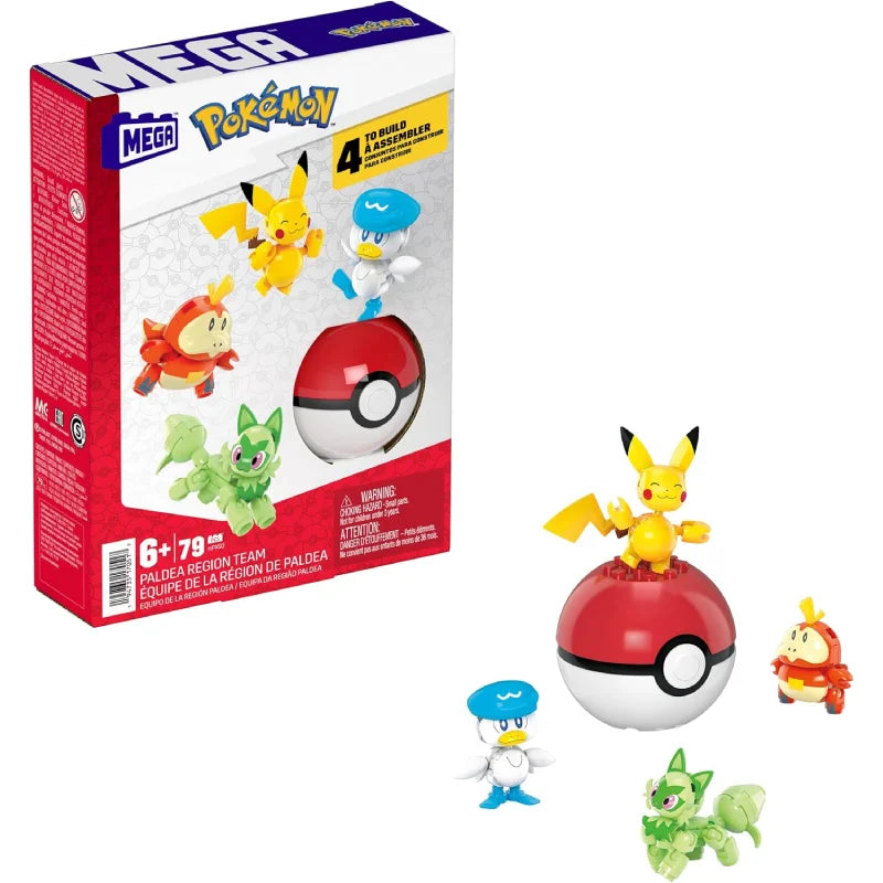 MEGA Construx HPX92 - Pokémon Paldea-Region - Pikachu - Mr.bricksANDmore