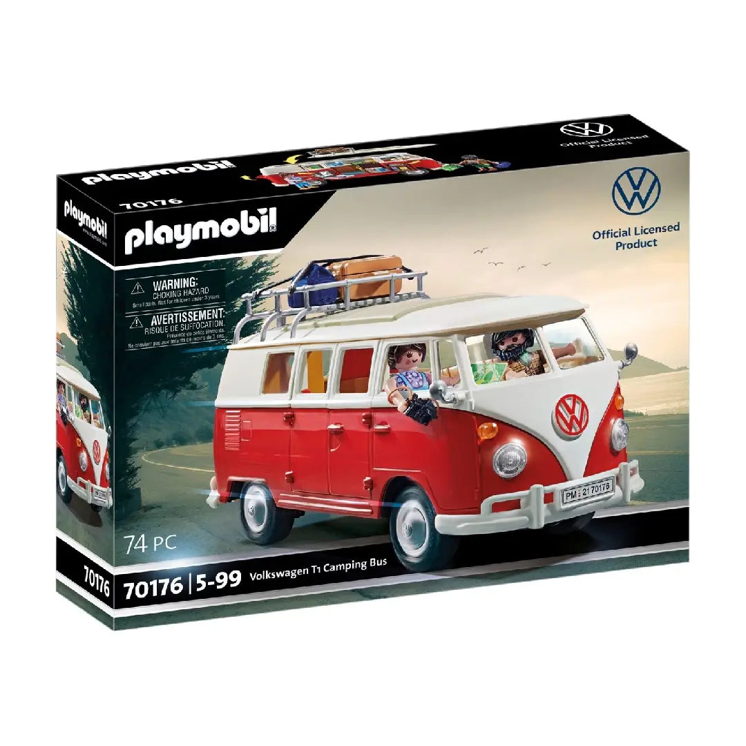 PLAYMOBIL Volkswagen 70176 T1 Camping Bus - Mr.bricksANDmore