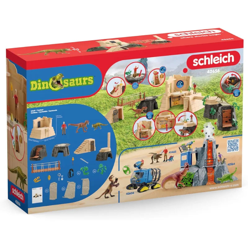 Schleich - Dinosaurs 42656 Dino Tempel-Eroberung Mega-Set