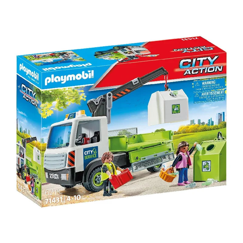 Playmobil City Action 71431 Altglas-LKW mit Container