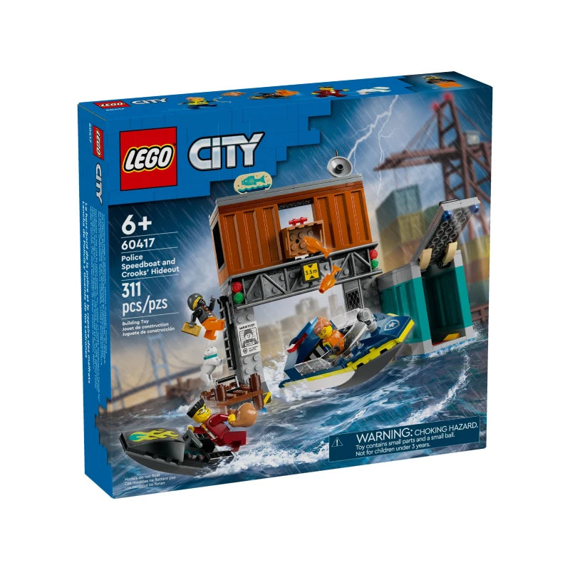 LEGO® City 60417 Polizeischnellboot und Ganovenversteck - Mr.bricksANDmore