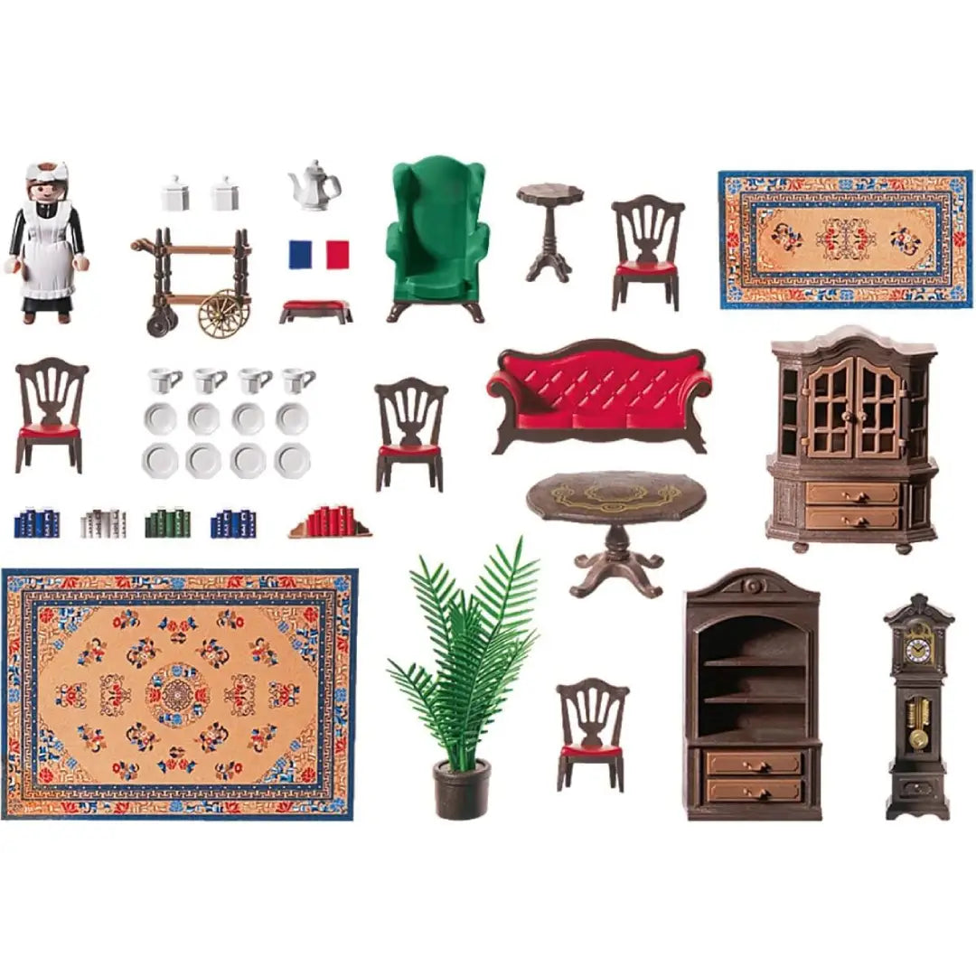 Playmobil Dollhouse  70894 - Viktorianisches Puppenhaus Wohnzimmer - Mr.bricksANDmore