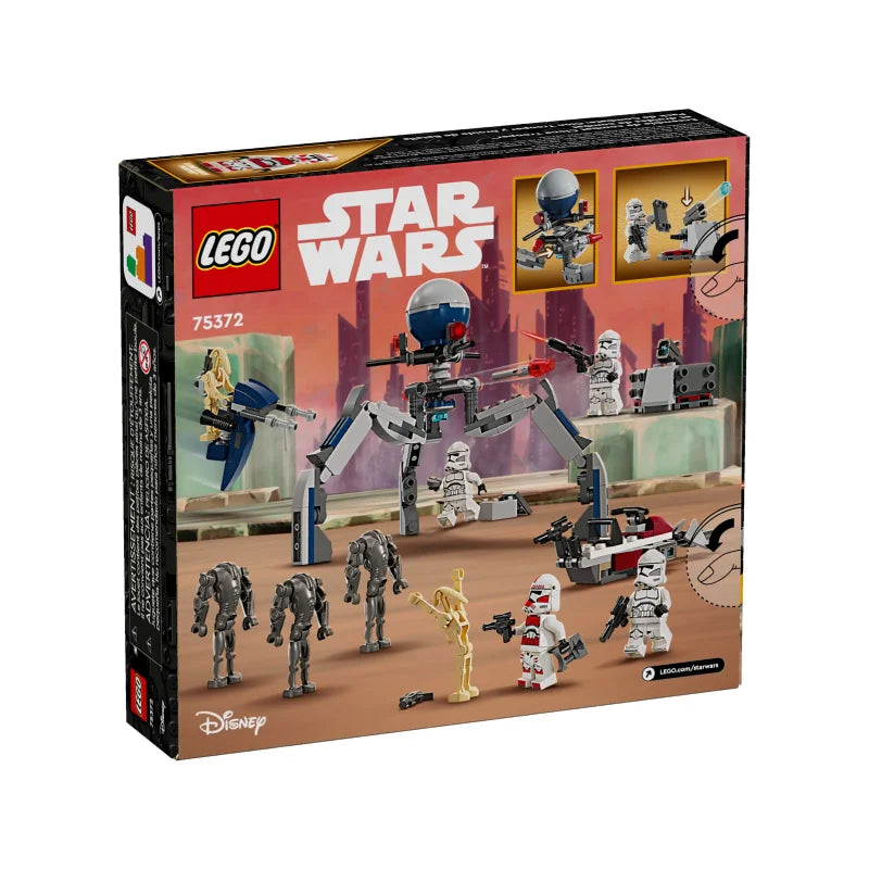 LEGO® Star Wars 75372 Clone Trooper™ & Battle Droid™ Battle Pack - Mr.bricksANDmore