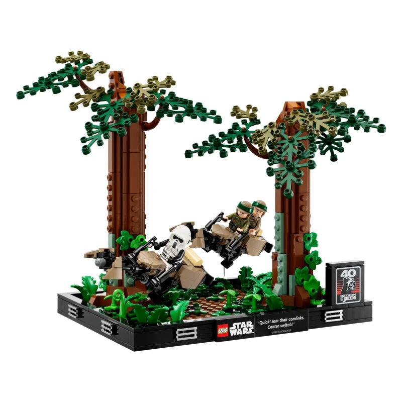 LEGO® Star Wars 75353 Verfolgungsjagd auf Endor™ – Diorama