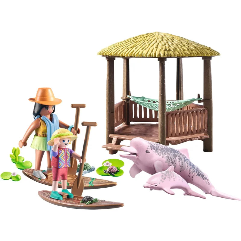 Playmobil Wiltopia 71143 Paddeltour mit den Flussdelfinen - Mr.bricksANDmore