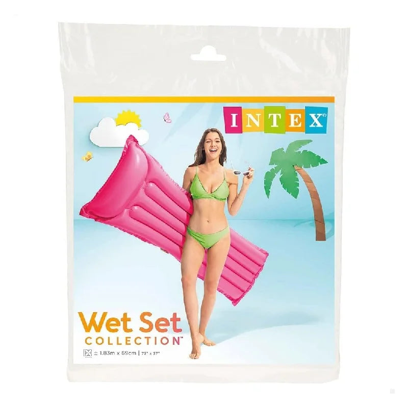 Intex - Aufblasbare Luftmatratze Bunt, Vinyl, Mehrfarbig 59703EU