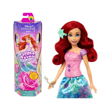 Mattel HTV88 Disney Prinzessin Spin & Reveal Arielle Puppe