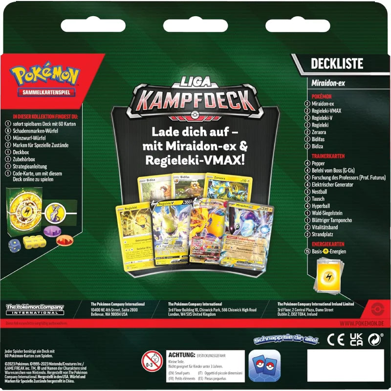 Pokémon Liga-Kampfdeck Miraidon-ex 45554