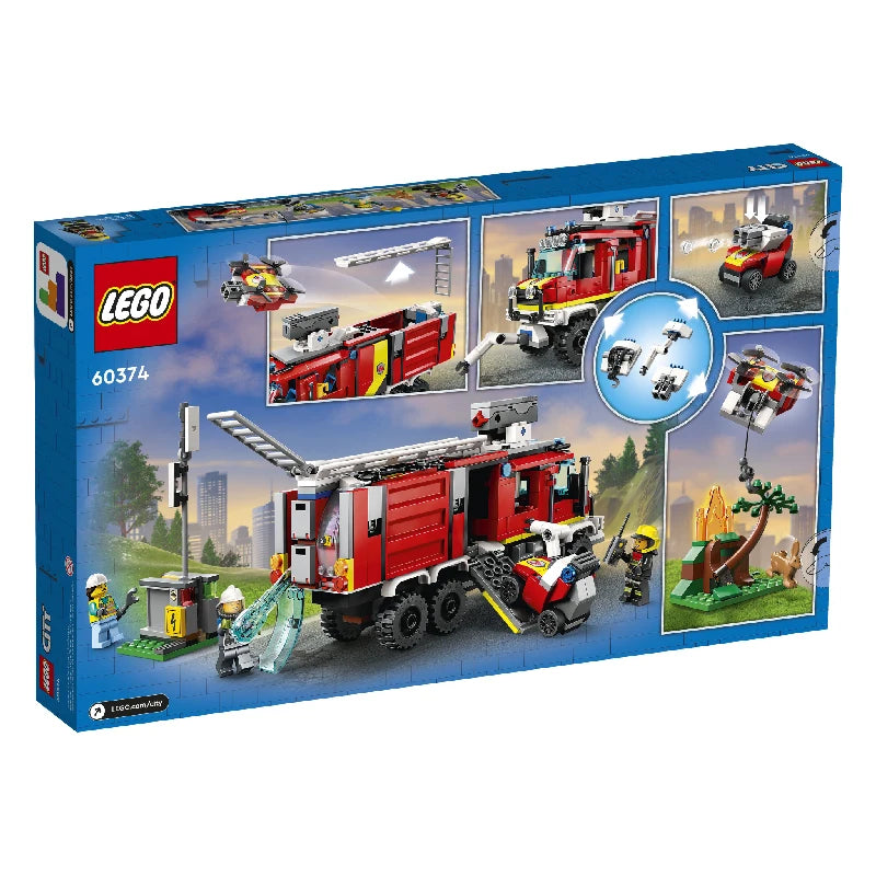 LEGO® City 60374 Einsatzleitwagen der Feuerwehr - Mr.bricksANDmore