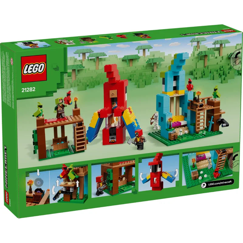 LEGO® Minecraft 21282 Die Papageienhäuser