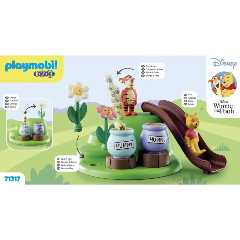 Playmobil 1.2.3 - 71317 Disney Winnies & Tiggers Bienengarten