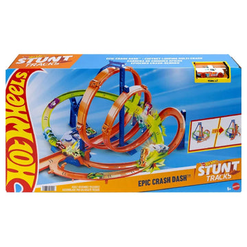 Hot Wheels Track Set, Episches Crash-Rennen HTP55