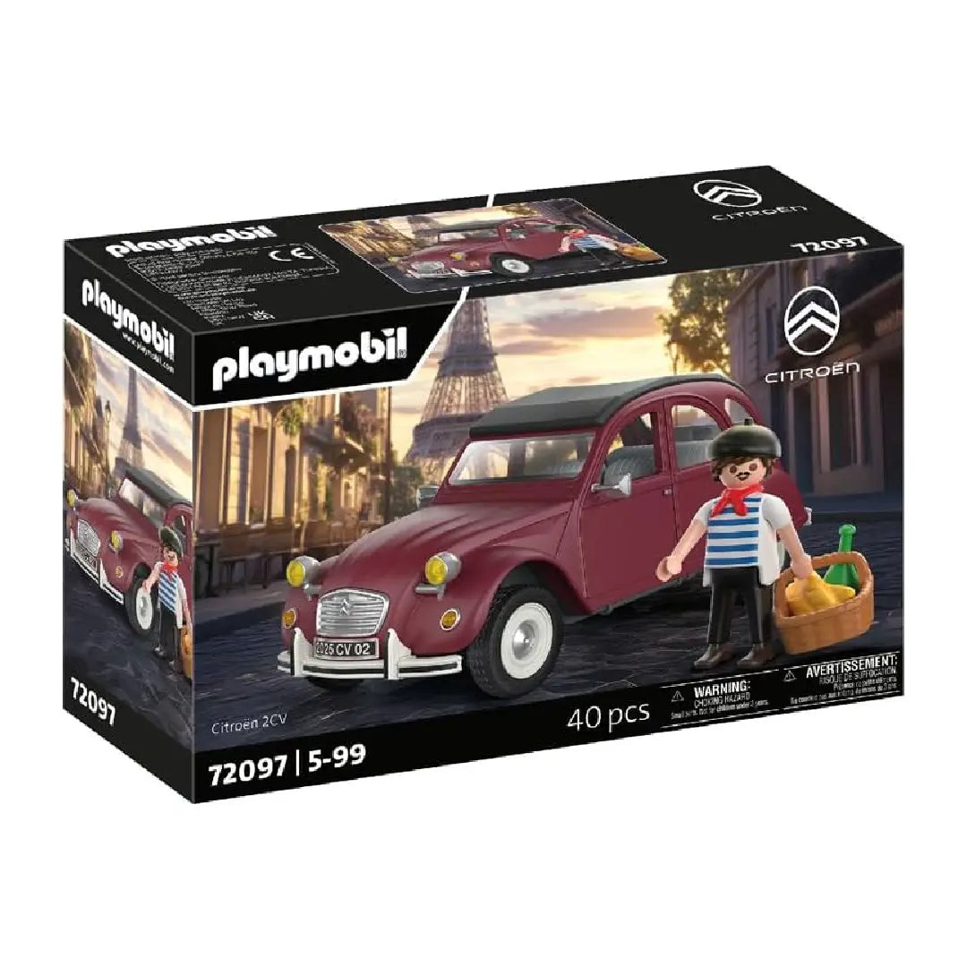 PLAYMOBIL 72097 Citroën 2CV Granat - Mr.bricksANDmore