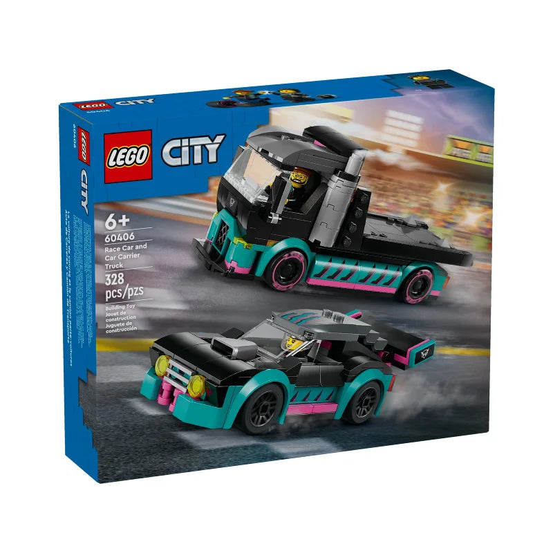 LEGO® City 60406 Autotransporter mit Rennwagen - Mr.bricksANDmore