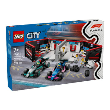 LEGO® City 60444 F1® Garage mit Mercedes-AMG & Alpine Rennautos