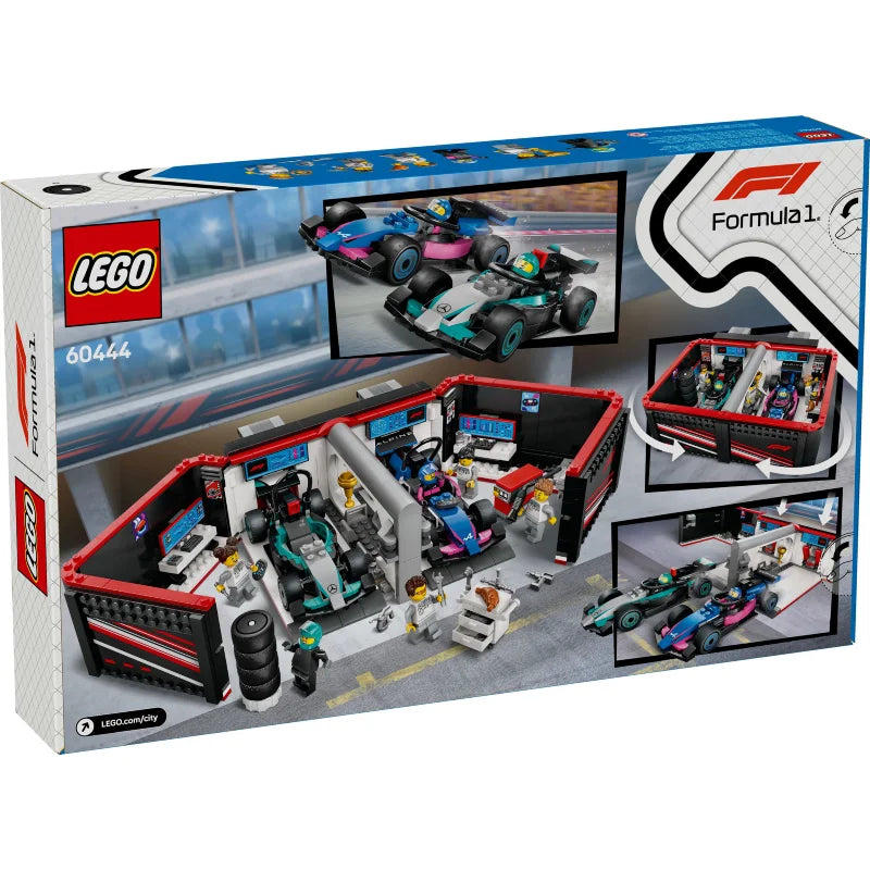 LEGO® City 60444 F1® Garage mit Mercedes-AMG & Alpine Rennautos