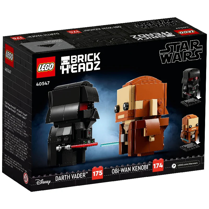 LEGO® BrickHeadz 40547 Obi-Wan Kenobi™ & Darth Vader™ - Mr.bricksANDmore