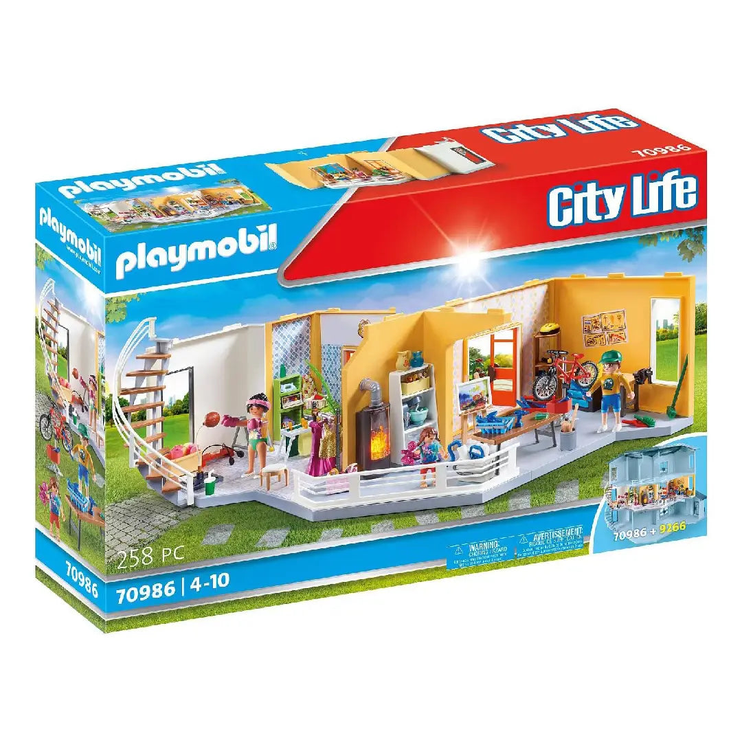 PLAYMOBIL City Life 70986 Etagenerweiterung Wohnhaus - Mr.bricksANDmore