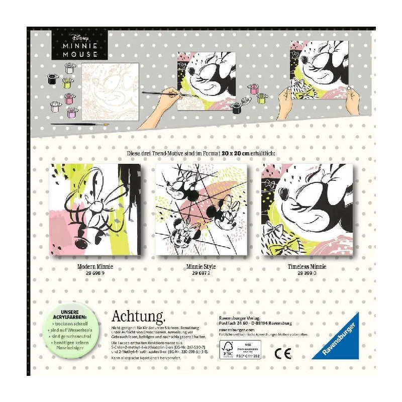 Ravensburger - Malen nach Zahlen 29399 - Timeless Minnie - Mr.bricksANDmore