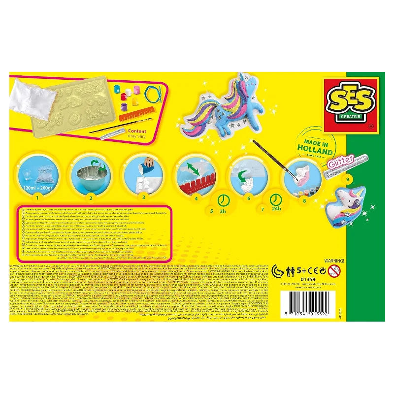 SES Creative 01359 Gießen und anmalen Einhörner