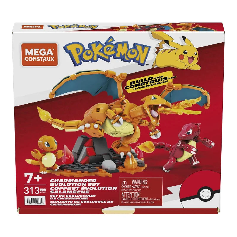 MEGA Construx Pokémon Glumanda Evolution Set HFG06