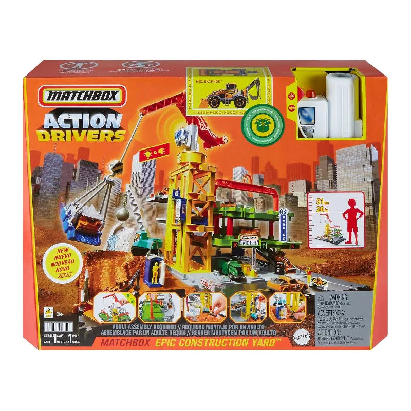 Mattel Matchbox Action Drivers Riesen Baustelle Spielset HPD63 - Mr.bricksANDmore