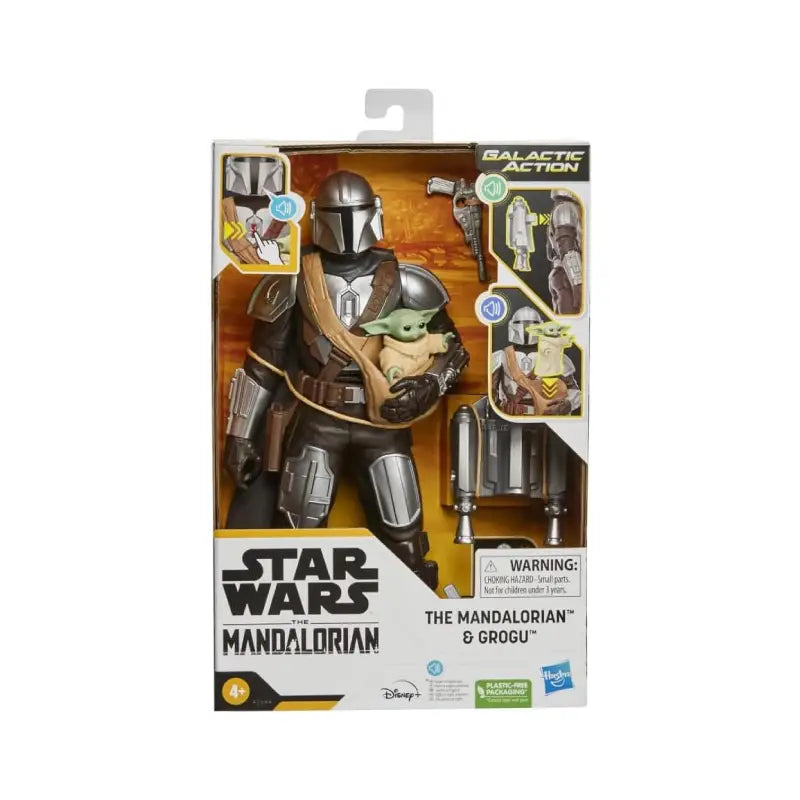 Star Wars Galactic Action The Mandalorian & Grogu Actionfigur - Mr.bricksANDmore
