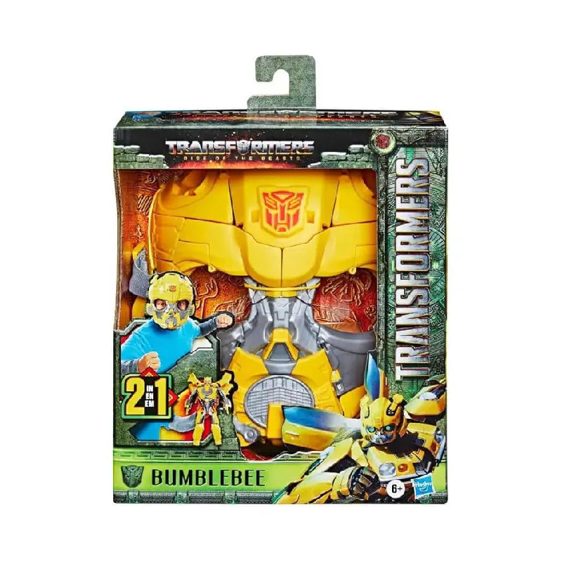 Hasbro Transformers Spielzeug Bumblebee 2-in-1 Maske und Figur zu Transformers: Aufstieg der Bestien, ab 6 Jahren, 22,5 cm