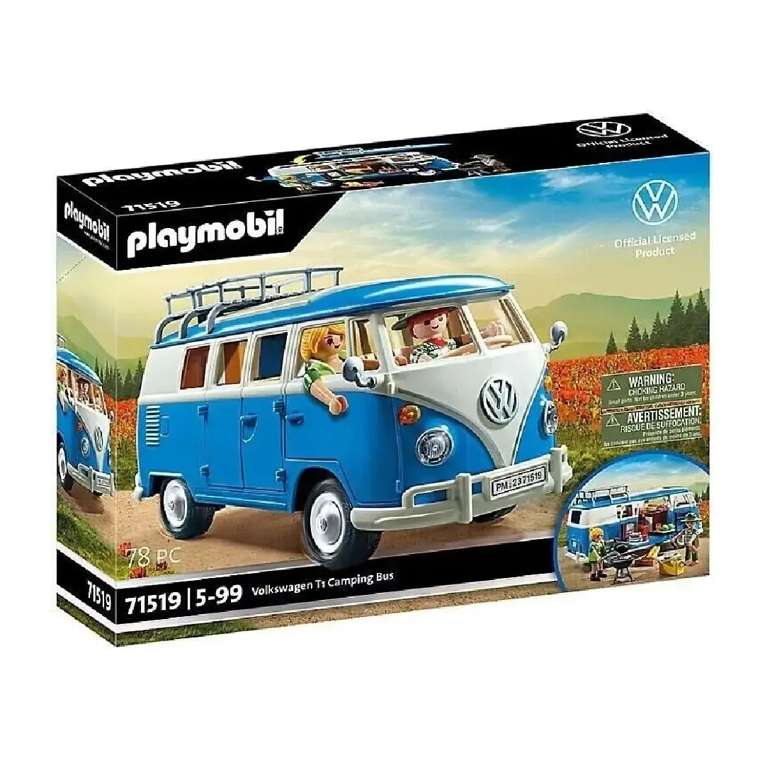 Playmobil 71519 VW T1 Campingbus, Blau - Mr.bricksANDmore