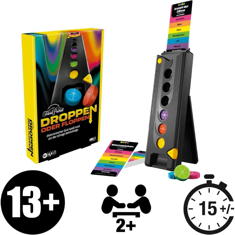 Hasbro Gaming® Droppen oder Floppen, elektronisches Partyspiel von den Machern von Trivial Pursuit