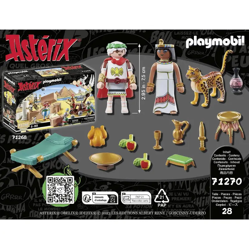 PLAYMOBIL Asterix 71270 Cäsar und Kleopatra