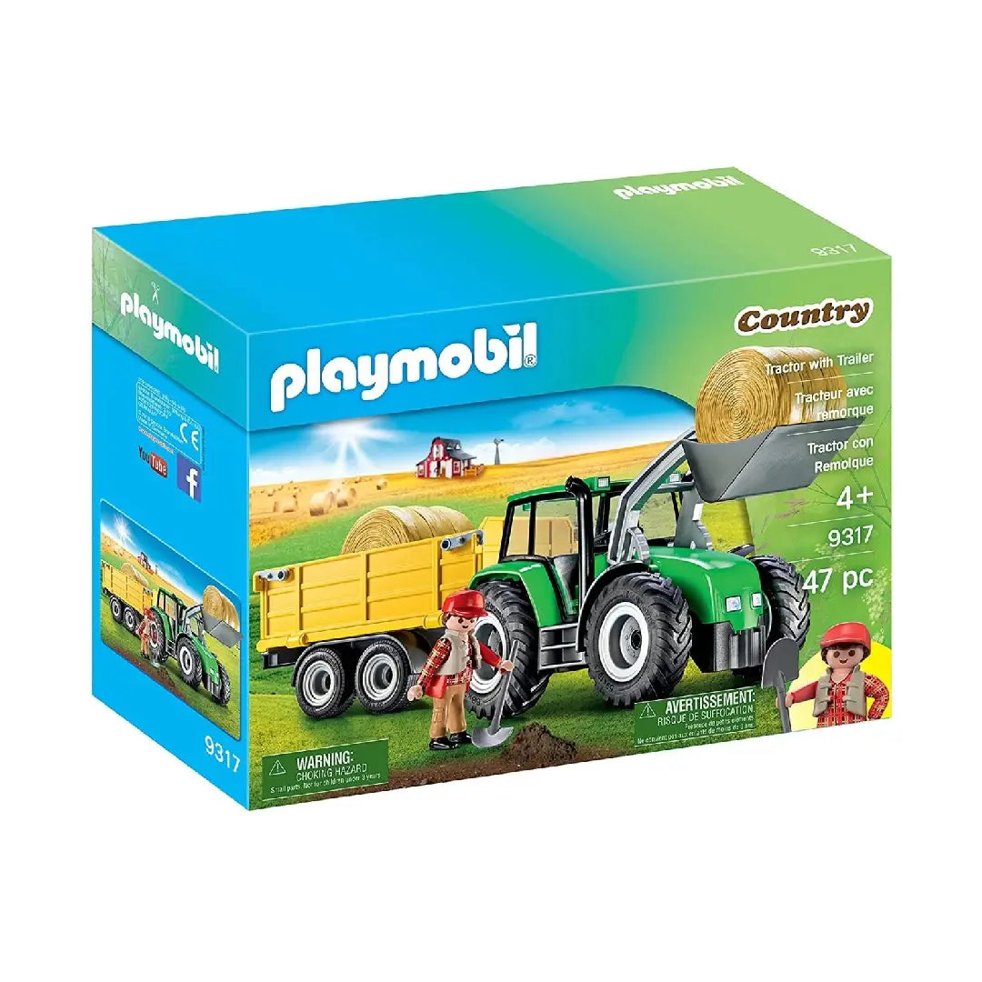 PLAYMOBIL Country 9317 Traktor mit Anhänger - Mr.bricksANDmore