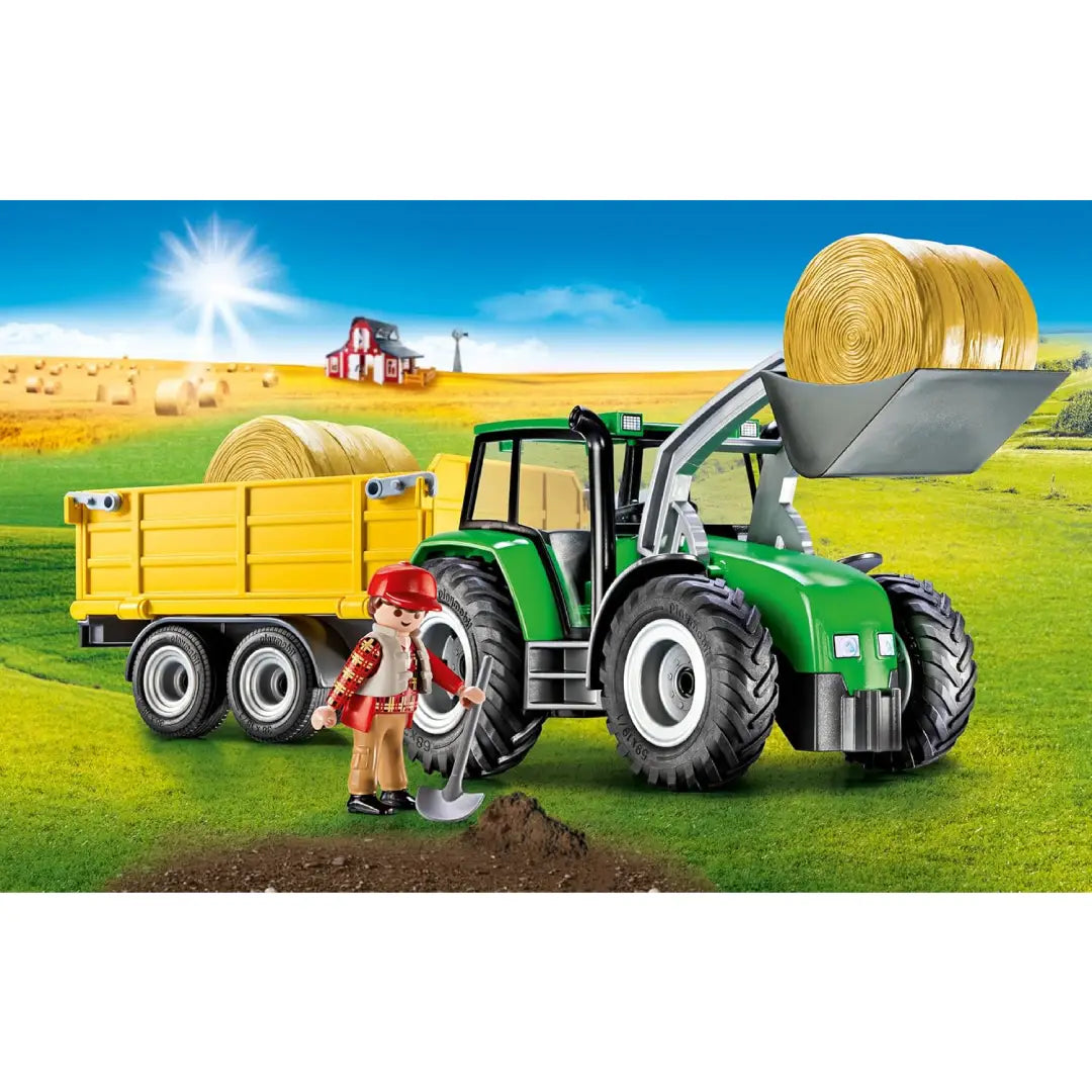 PLAYMOBIL Country 9317 Traktor mit Anhänger - Mr.bricksANDmore