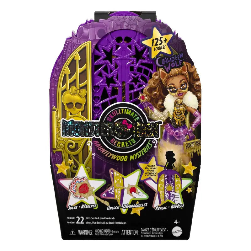 Mattel Monster High JBG80 Skulltimate Secrets Clawdeen Wolf Puppe