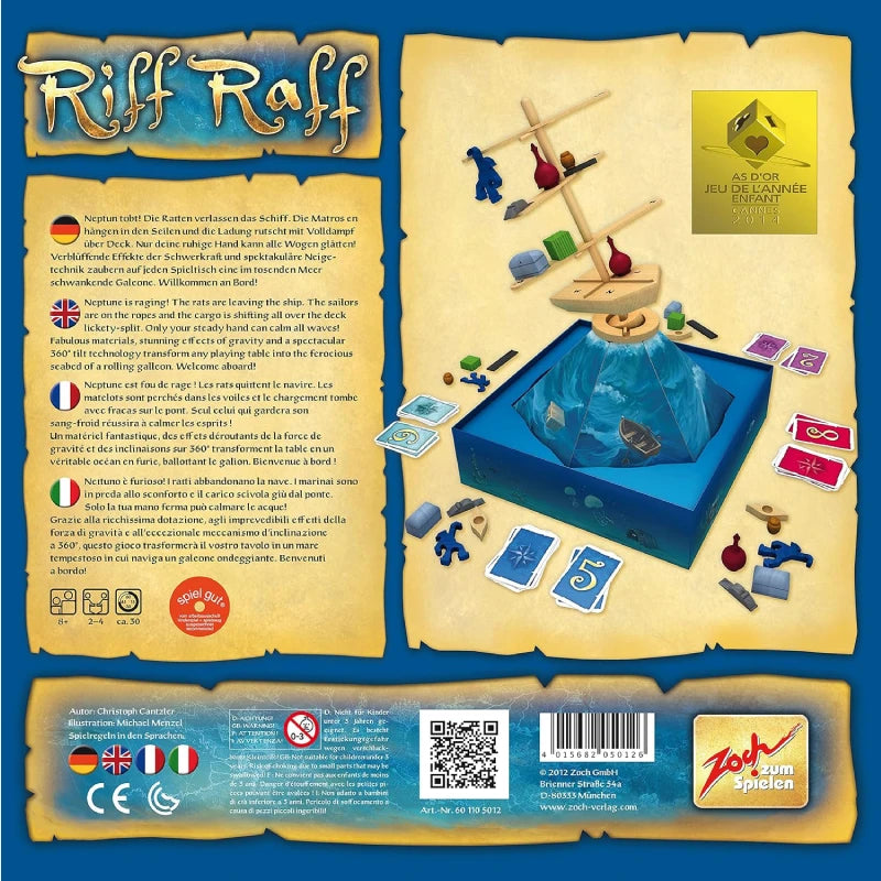 Zoch Riff Raff 601105012 das Geschicklichkeitsspiel für die Ganze Familie