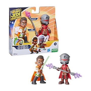 Star Wars Young Jedi Pop-Up Lichtschwert Duell, Kai Brightstar & Taborr