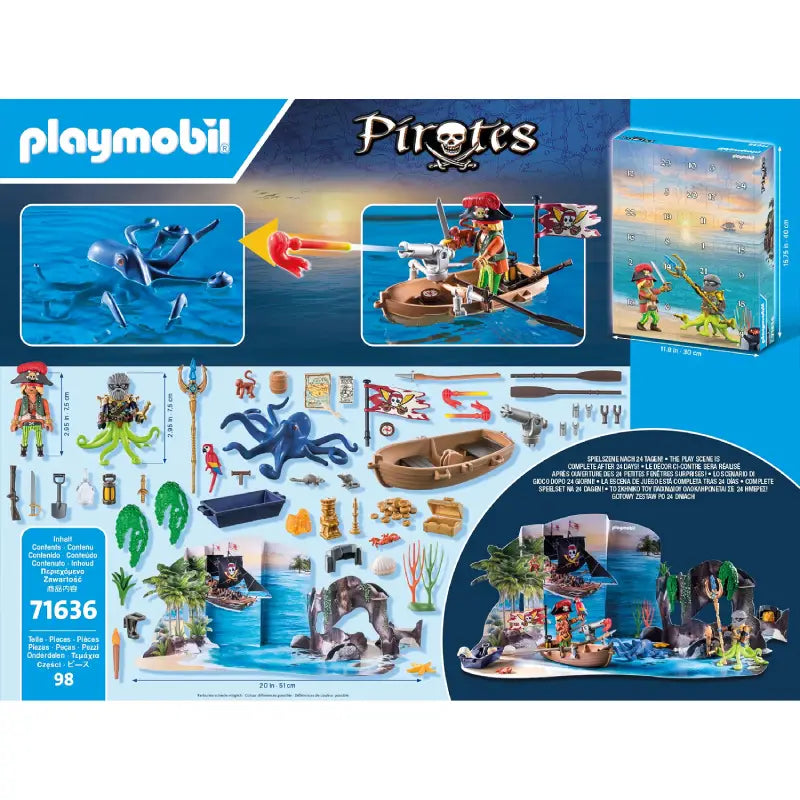 PLAYMOBIL® 71636 Adventskalender: Piraten